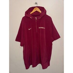 Nike Florida State Seminoles FSU Football Team Issue 1/4 Zip On-Field Jacket 2XL
